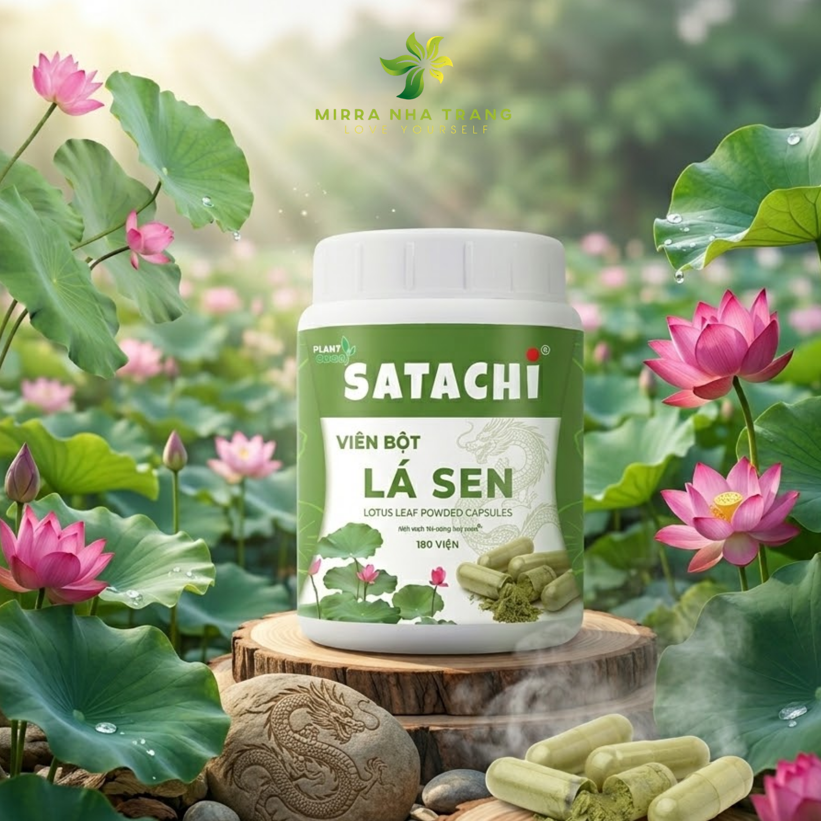 Viên bột lá Sen Mirra